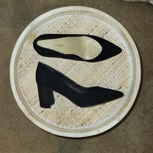 Marc Fisher Suede Block Heels Pumps sz 8